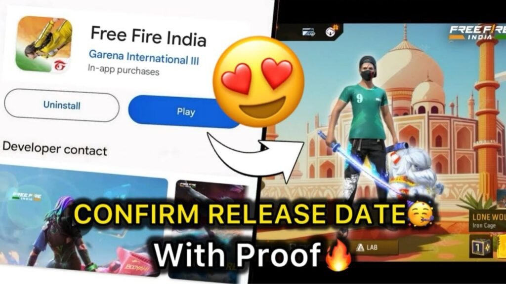 Free Fire India Release Date: Free India Release Today Big Update